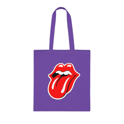 Rock Red Tongue Graphic Tote Bag