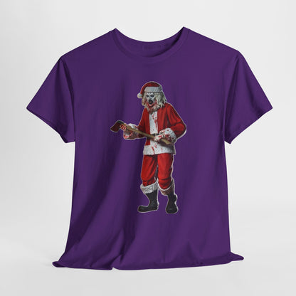 Santa Skeleton Guitar T-Shirt