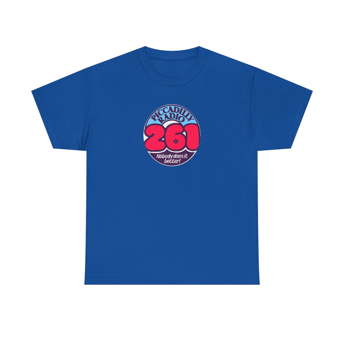 Piccadilly Radio '261' Logo T‑Shirt — Vintage Unofficial Radio Station Graphic Tee