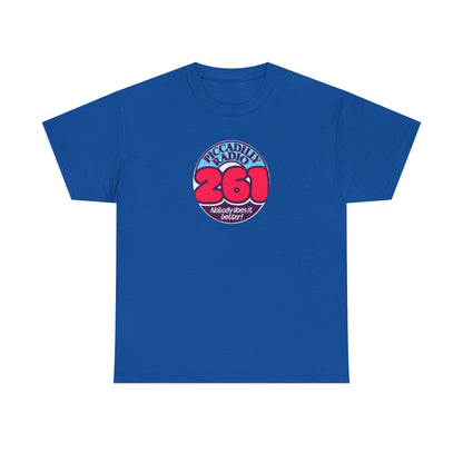 Piccadilly Radio '261' Logo T‑Shirt — Vintage Unofficial Radio Station Graphic Tee