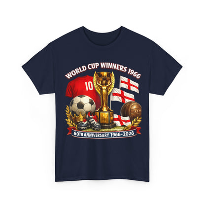 1966 World Cup Winners T‑Shirt — 60th Anniversary England Football Tribute