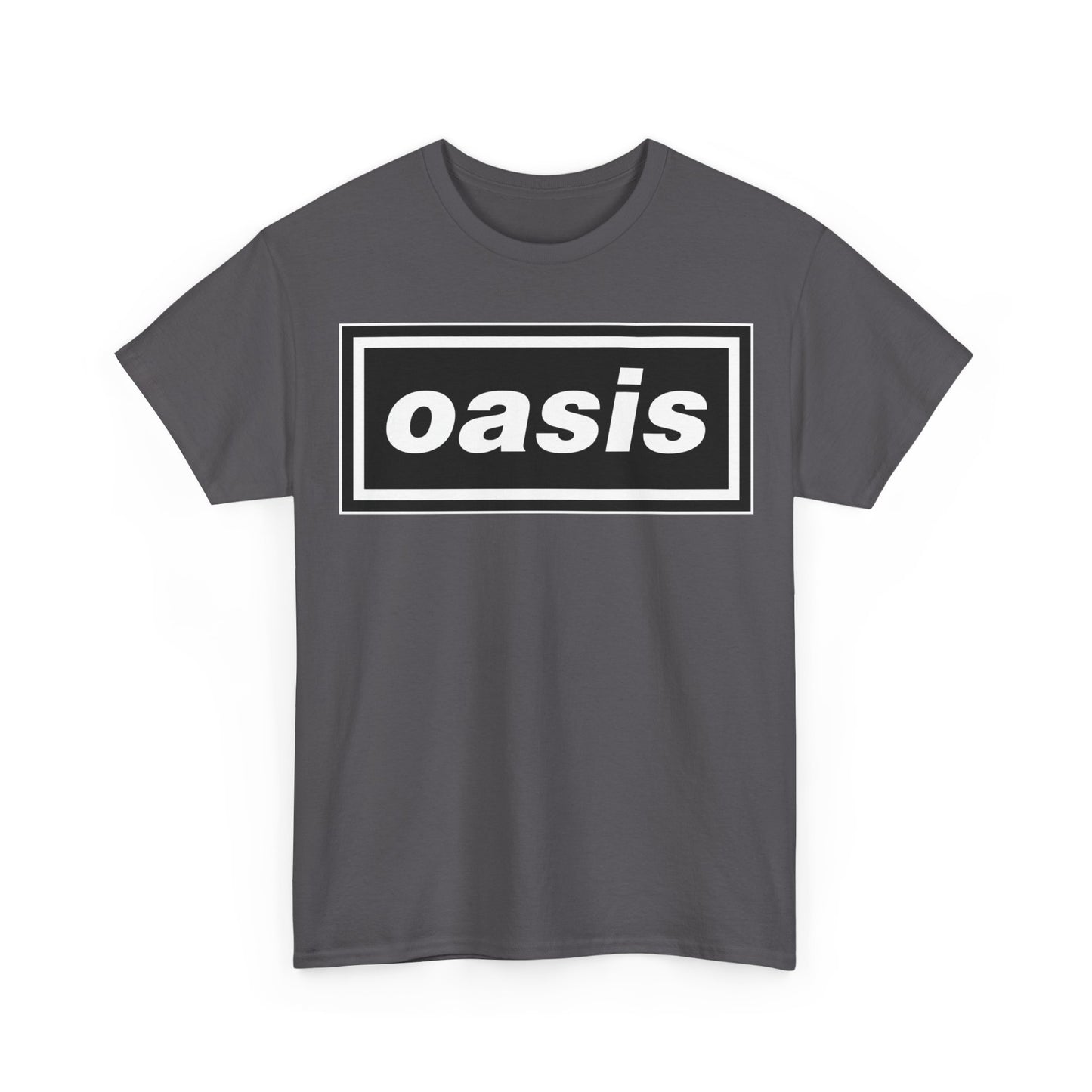 Oasis Live Graphic Tee — Retro Band Logo Concert T‑Shirt