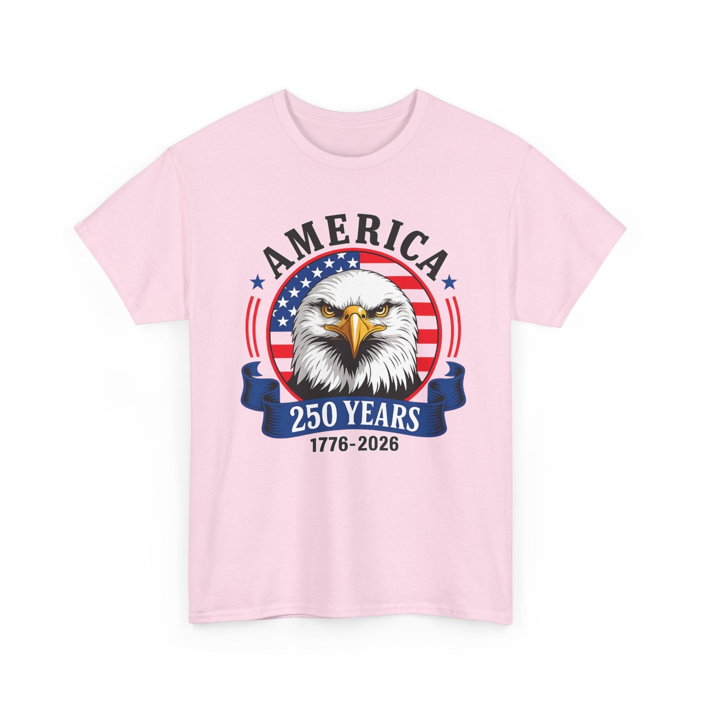 America 250 Years T-Shirt – Bald Eagle 1776–2026 Patriotic Tee