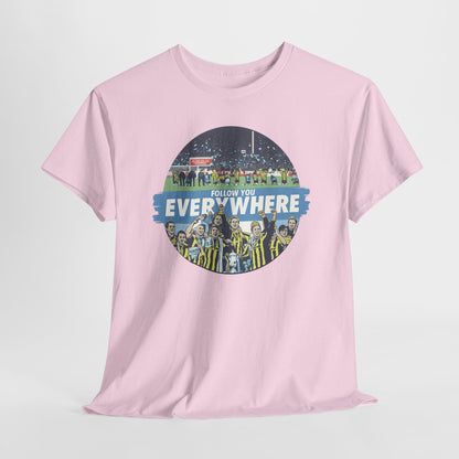 Manchester City T-Shirt — Follow Me Everywhere Soccer Fan Design