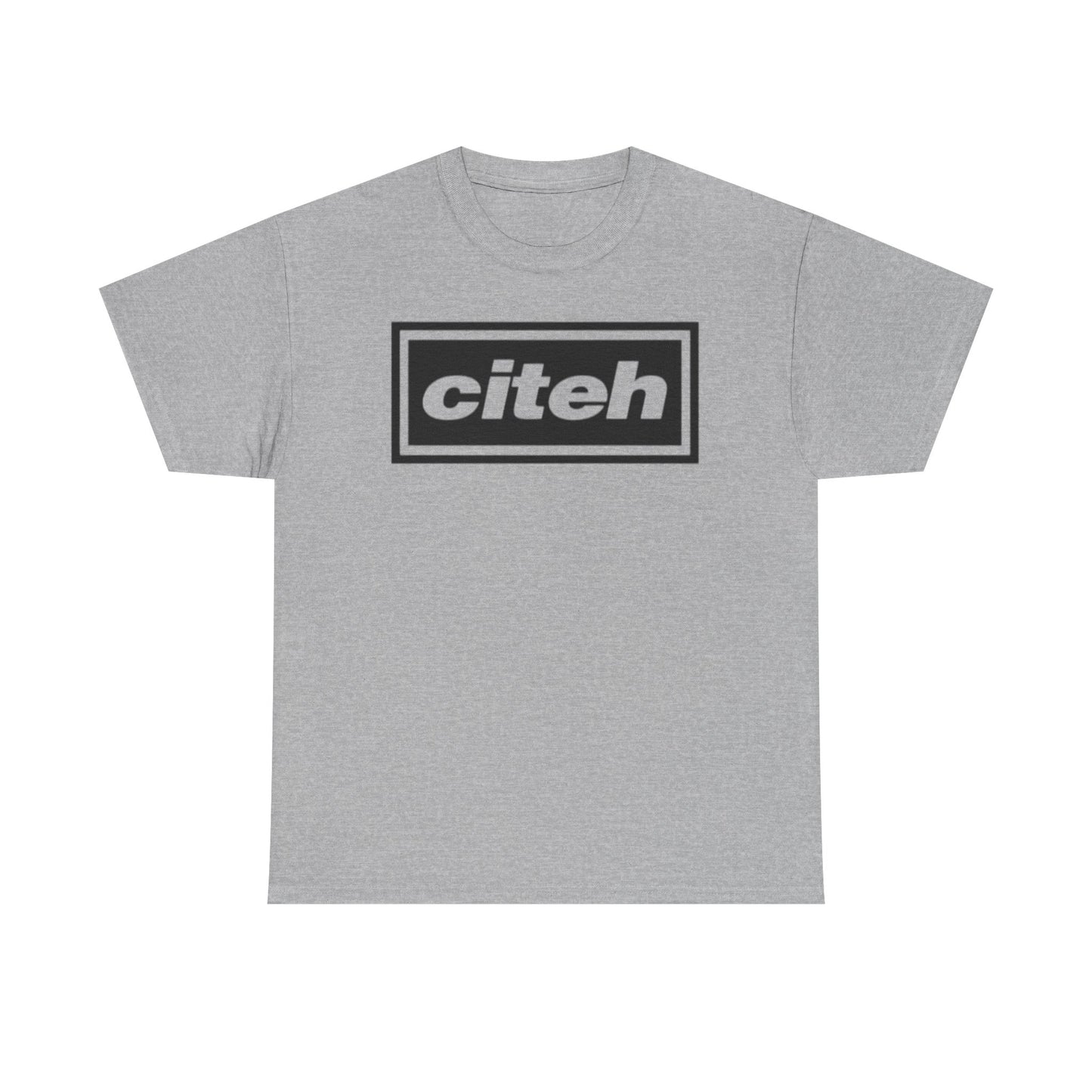 Manchester City Citeh Logo Tee — Minimalist Black Box Graphic T-Shirt