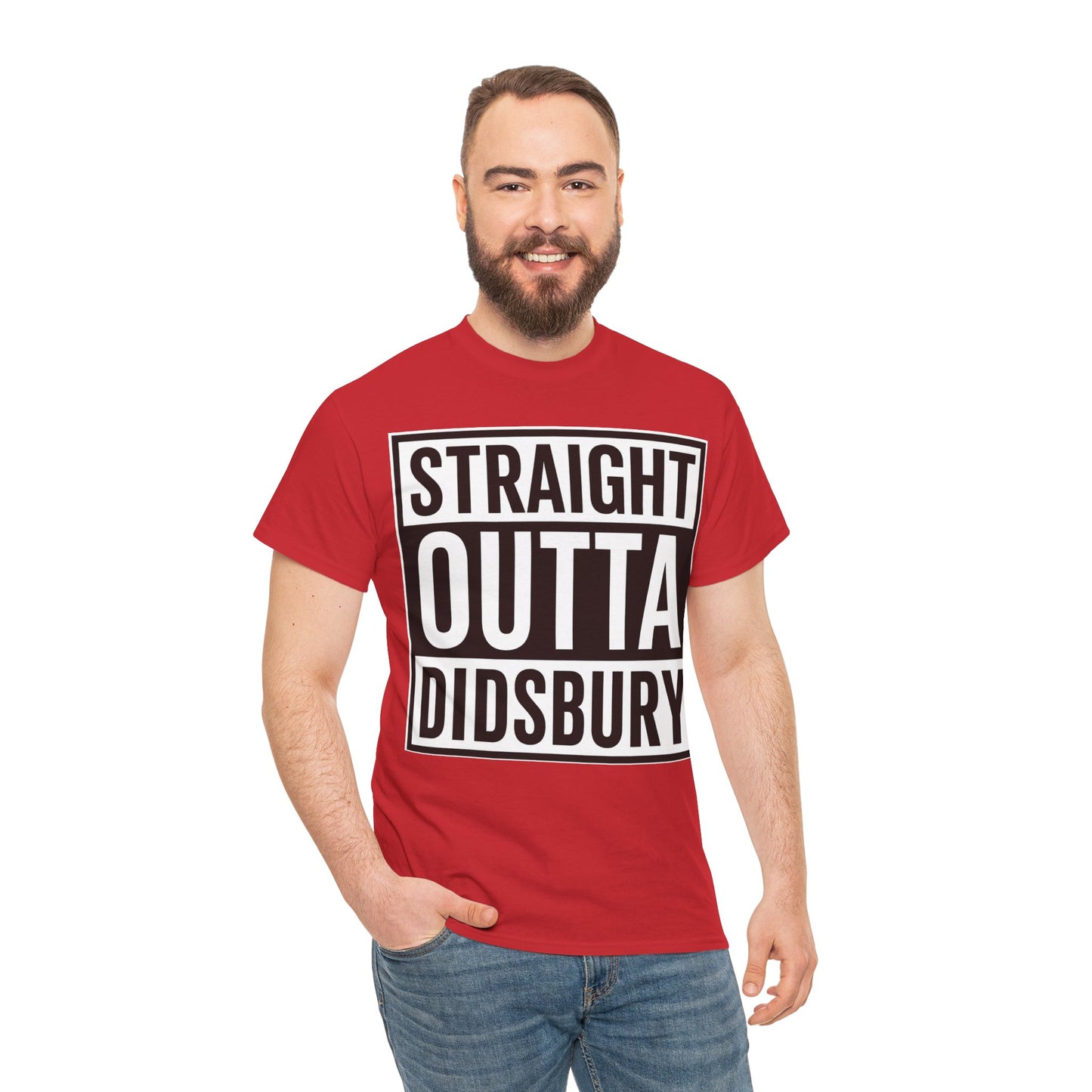 Straight Outta Didsbury T‑Shirt — Graphic City Pride Tee