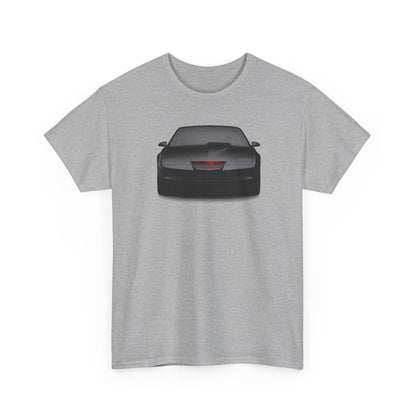KITT-Inspired Retro Sports Car Tee — Front View Knight Rider Car Graphic Shirt