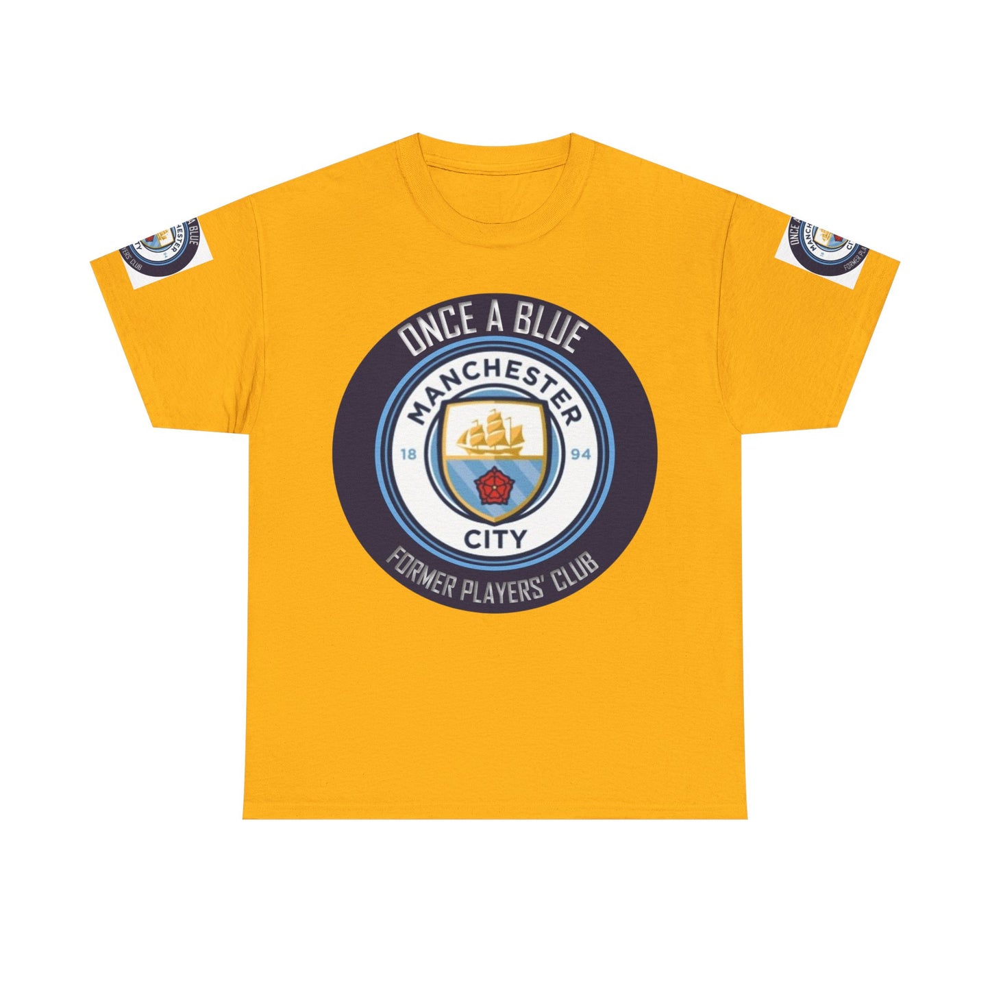 Manchester City 'Once A Blue' Tee — Former Players Club Football Shirt