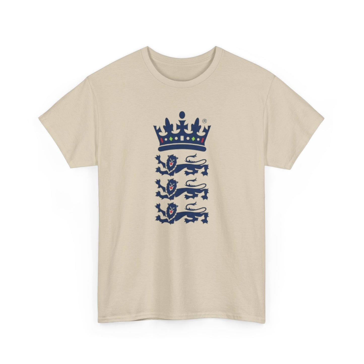 English Cricket T-Shirt — Vintage Cricket Crest Tee