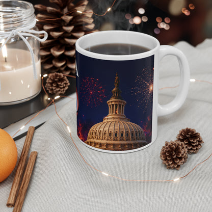 America 250 Ceramic Coffee Mug — Patriotic 11oz/15oz