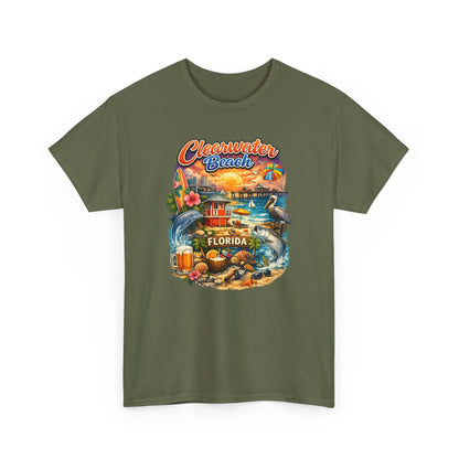 Clearwater Beach Florida Vintage Vacation T-Shirt