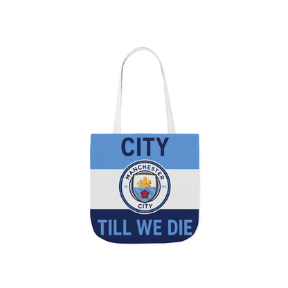City Till We Die Unofficial Canvas Tote Bag — Manchester Football Fan Bag