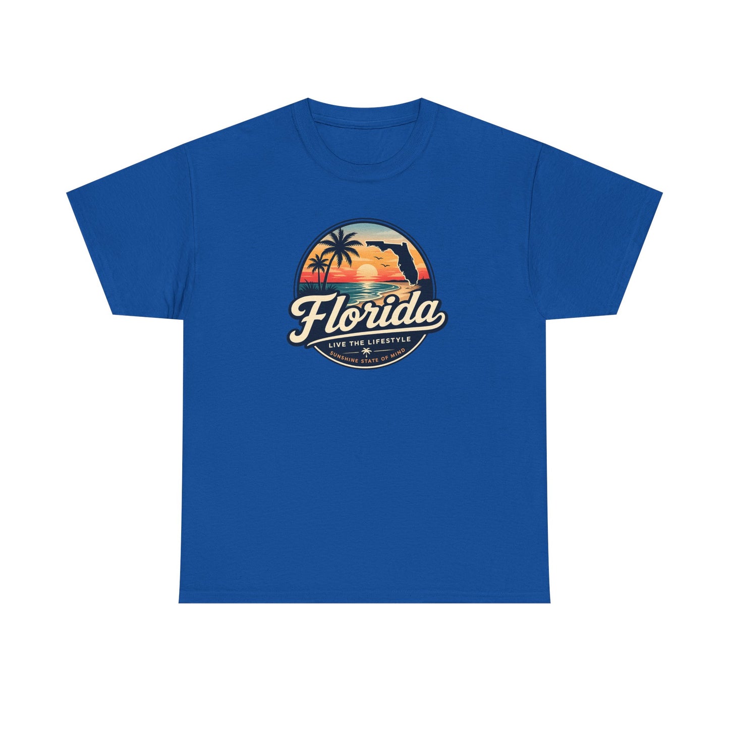 Florida Sunset Tee — Vintage Palm Beach Graphic T-Shirt