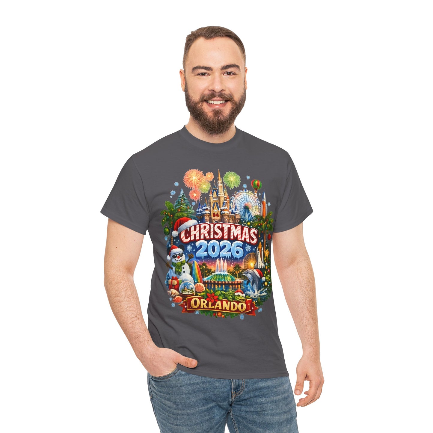 Christmas 2026 Orlando T-Shirt — Holiday Theme Park Souvenir Tee