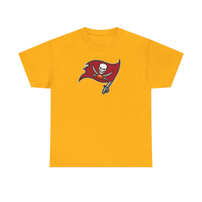 Tampa Bay Buccaneers Flag T-Shirt — Football Pirate Logo Tee