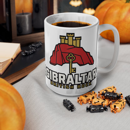 Gibraltar British Rock Ceramic Coffee Cups, 11oz, 15oz