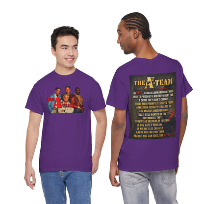 A-Team Graphic Tee — Retro TV Series Logo & Character Poster T-Shirt