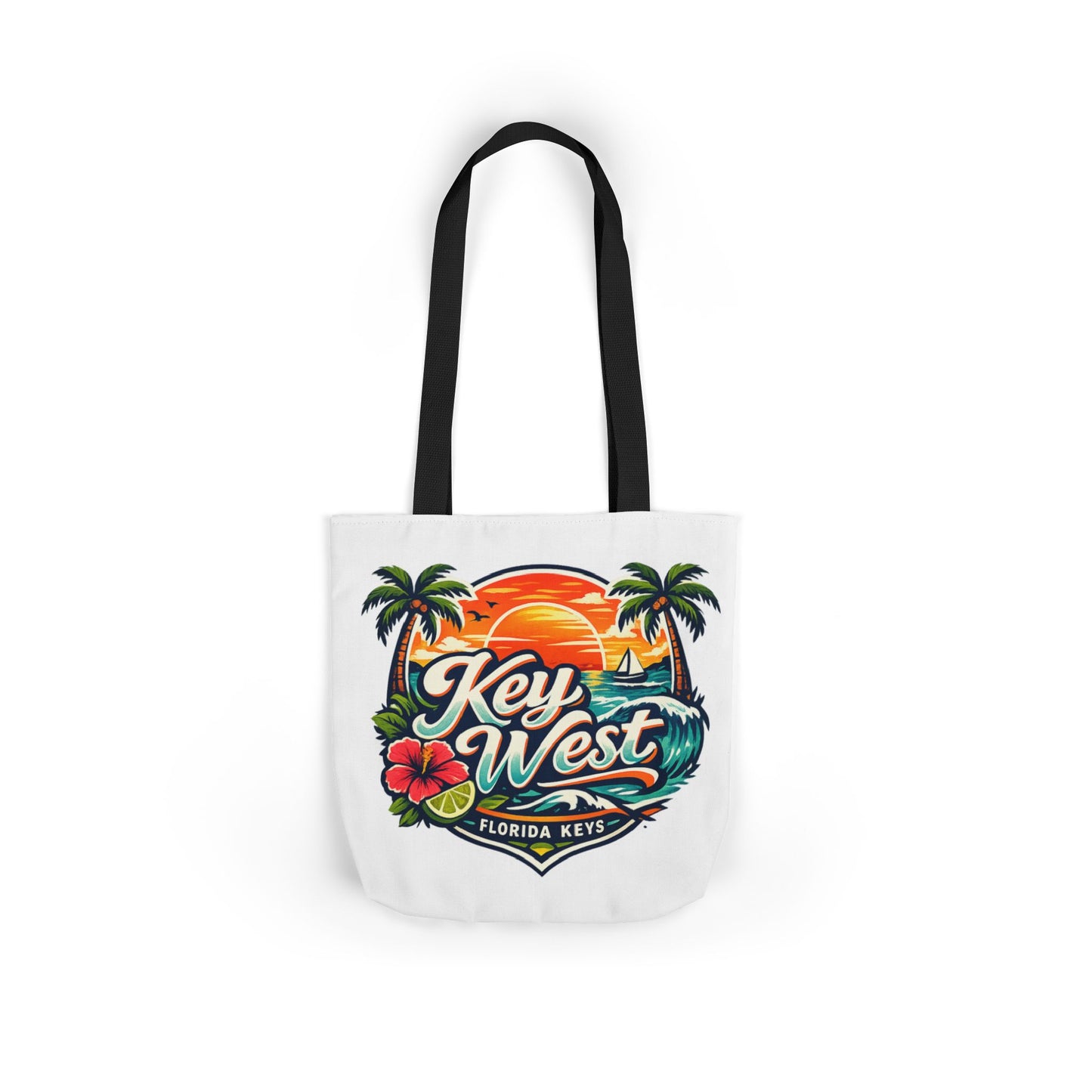 Key West Sunset Canvas Tote