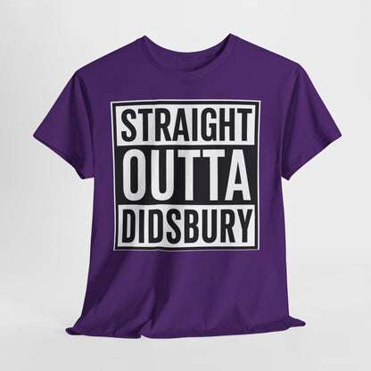 Straight Outta Didsbury T‑Shirt — Graphic City Pride Tee