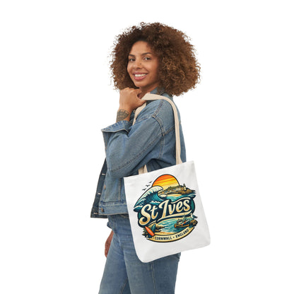St Ives Cornwall Sunset Tote Bag