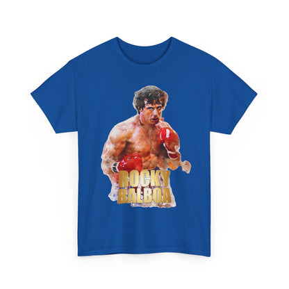 Boxing Rocky Balboa Graphic Tee – Retro Fighter Movie Shirt