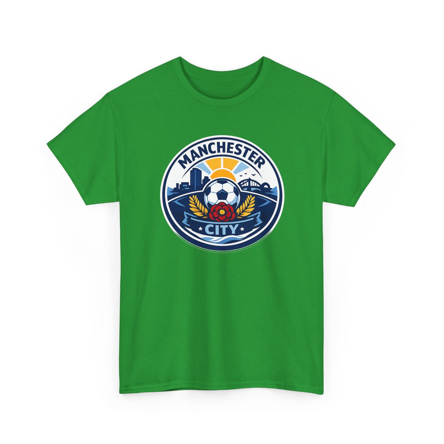 Manchester City Unofficial Soccer Logo T-Shirt — Football Fan Tee