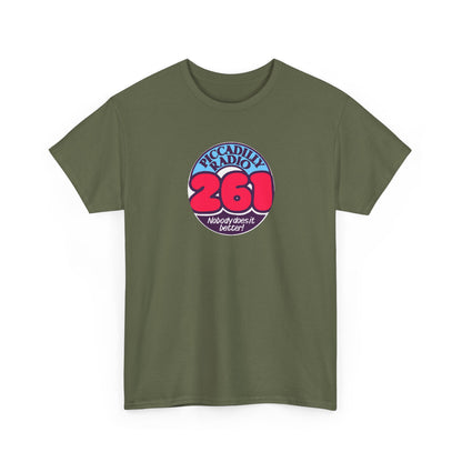 Piccadilly Radio '261' Logo T‑Shirt — Vintage Unofficial Radio Station Graphic Tee