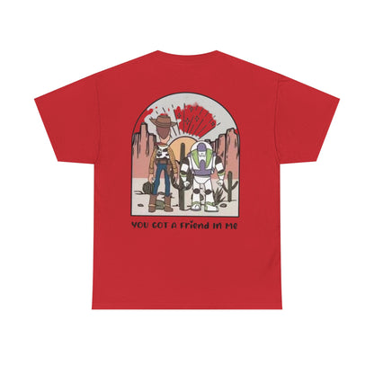 Toy Space Friends T‑Shirt — "You Got a Friend in Me" Graphic Tee