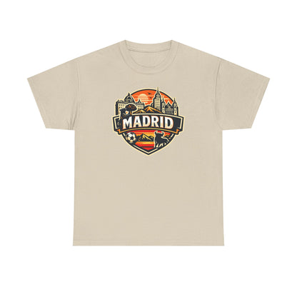 Madrid Skyline Soccer Crest T-Shirt