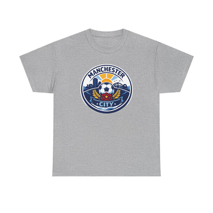 Manchester City Unofficial Soccer Logo T-Shirt — Football Fan Tee
