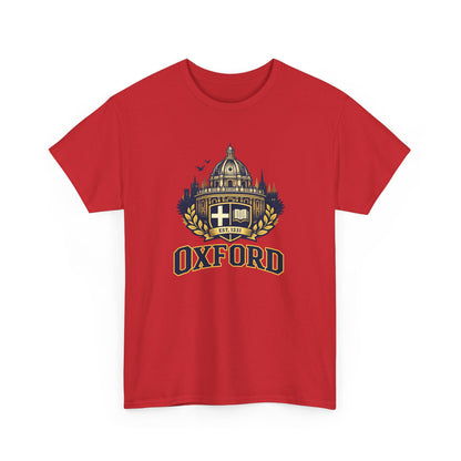 Oxford Crest T-Shirt — Vintage University Graphic Tee