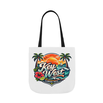 Key West Sunset Canvas Tote