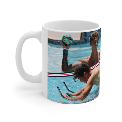 England Photo Pool Party Coffee Mug — Ceramic 11oz & 15oz