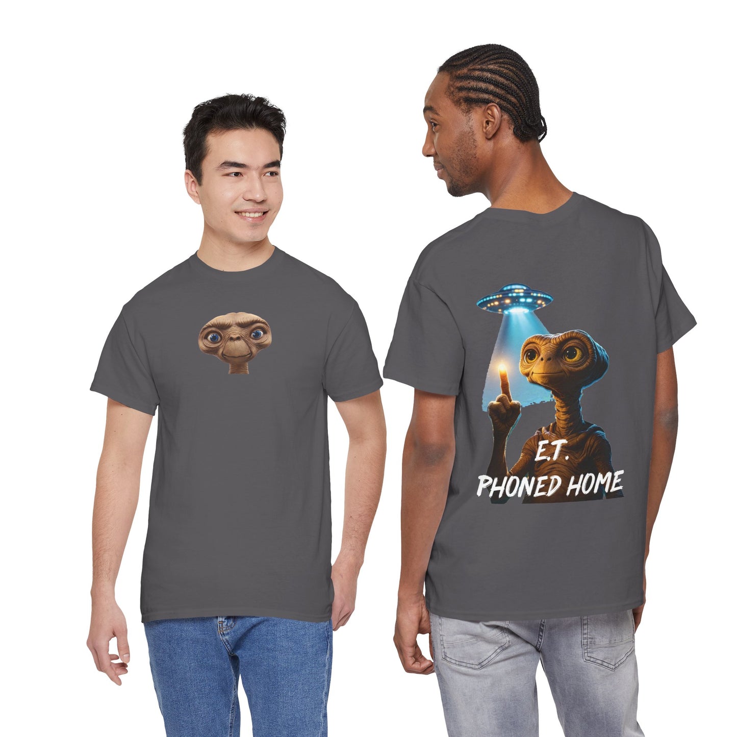 E.T. Phoned Home Tee — Retro Sci‑Fi Alien Graphic T-Shirt