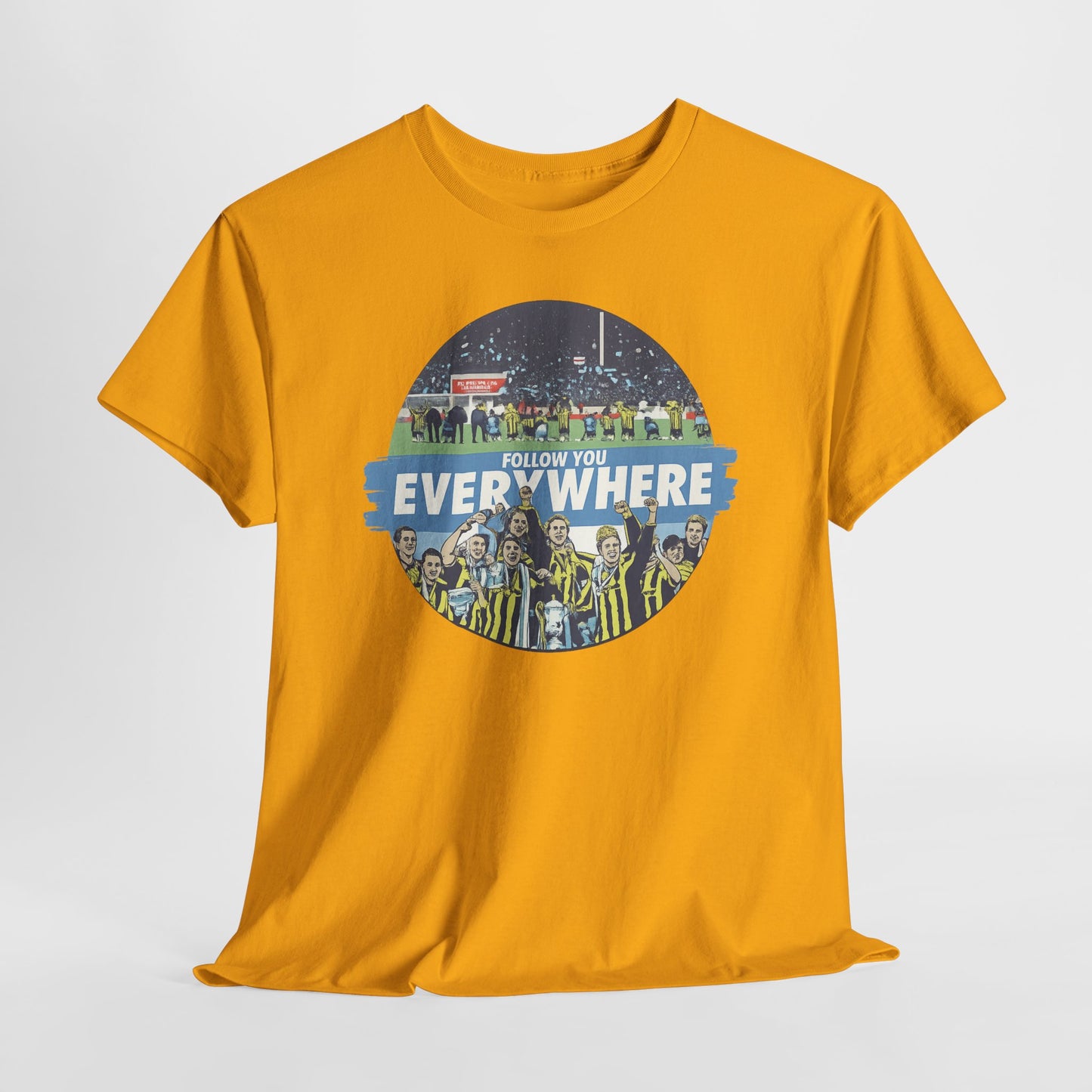 Manchester City T-Shirt — Follow Me Everywhere Soccer Fan Design