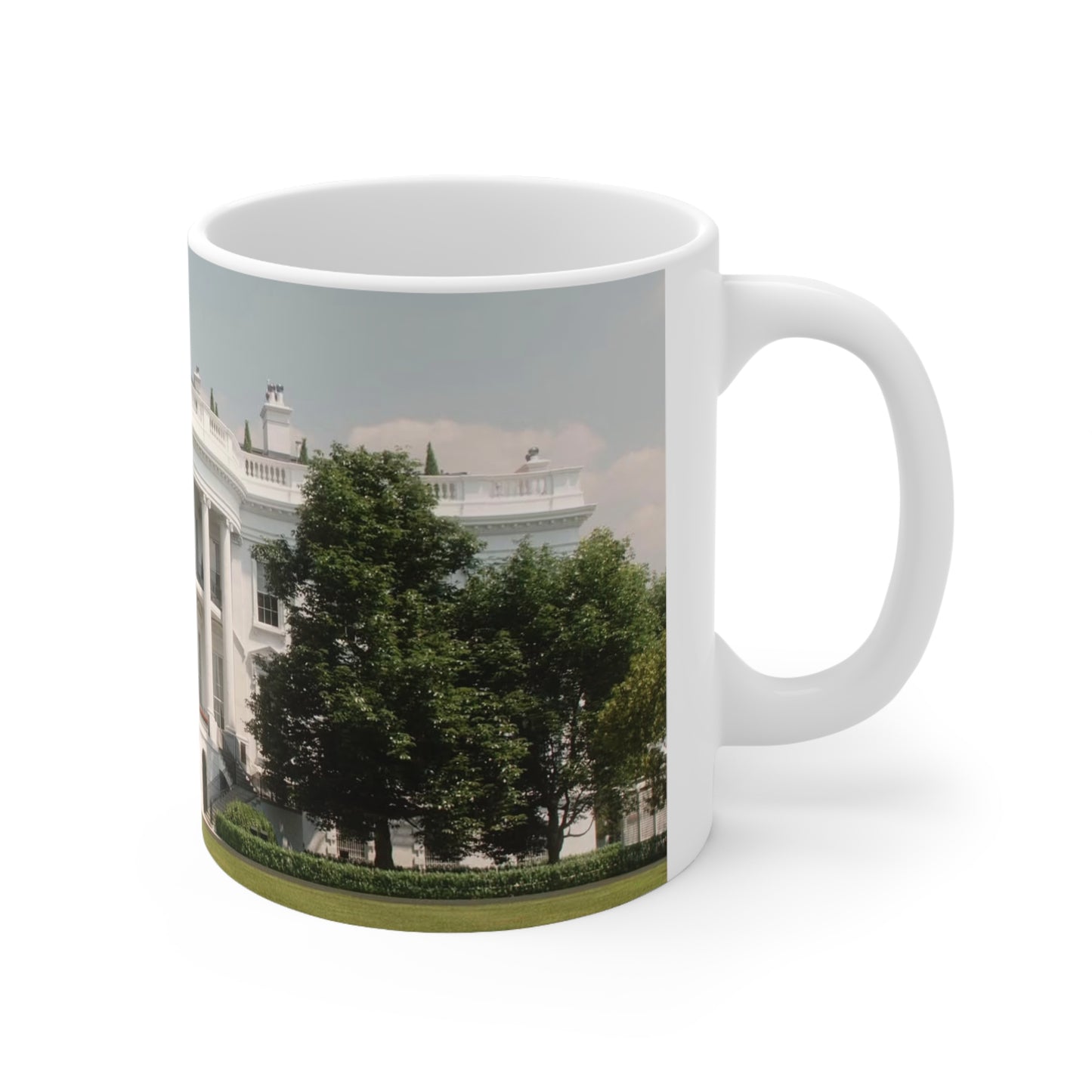 White House Photo Ceramic Coffee Mug — 11oz & 15oz Patriotic Presidential Gift