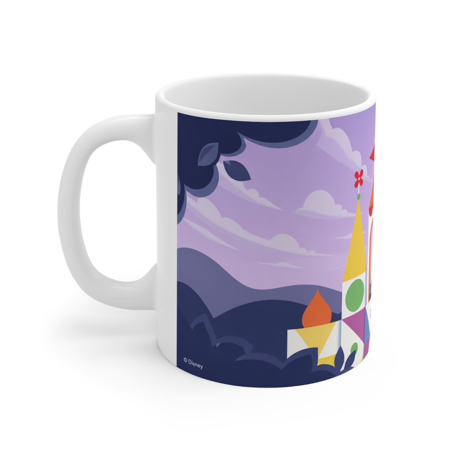 It's a small world Mug — Colorful Fantasy Castle Ceramic Coffee Cup (11oz & 15oz)