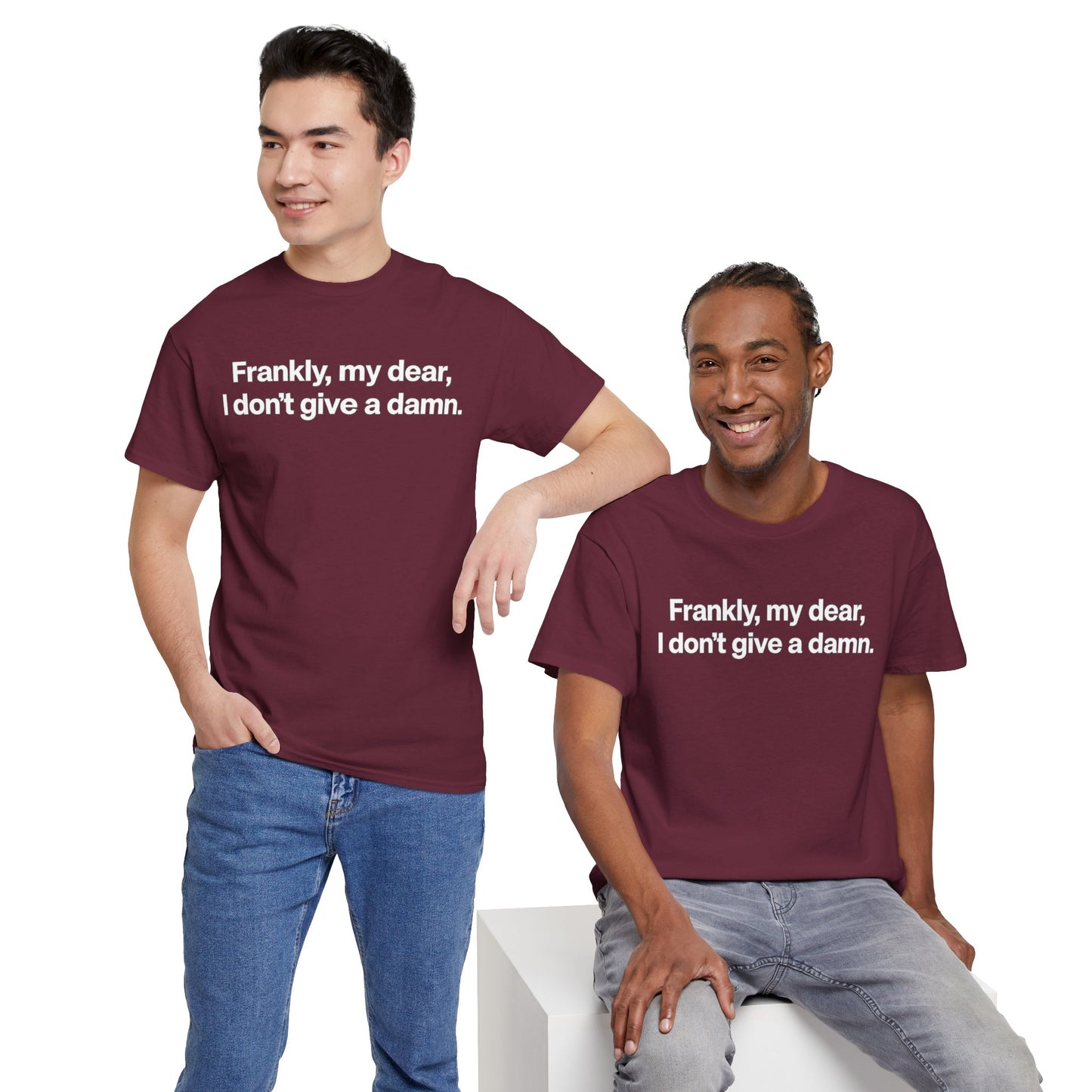 Frankly, My Dear Tee — Classic Quote Graphic T‑Shirt
