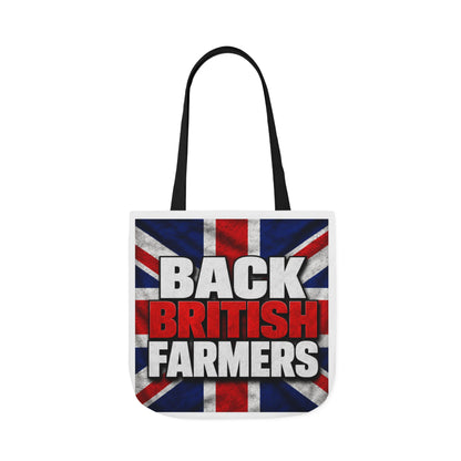 Back British Farmers Canvas Tote Bag — Union Jack Farming Support Tote