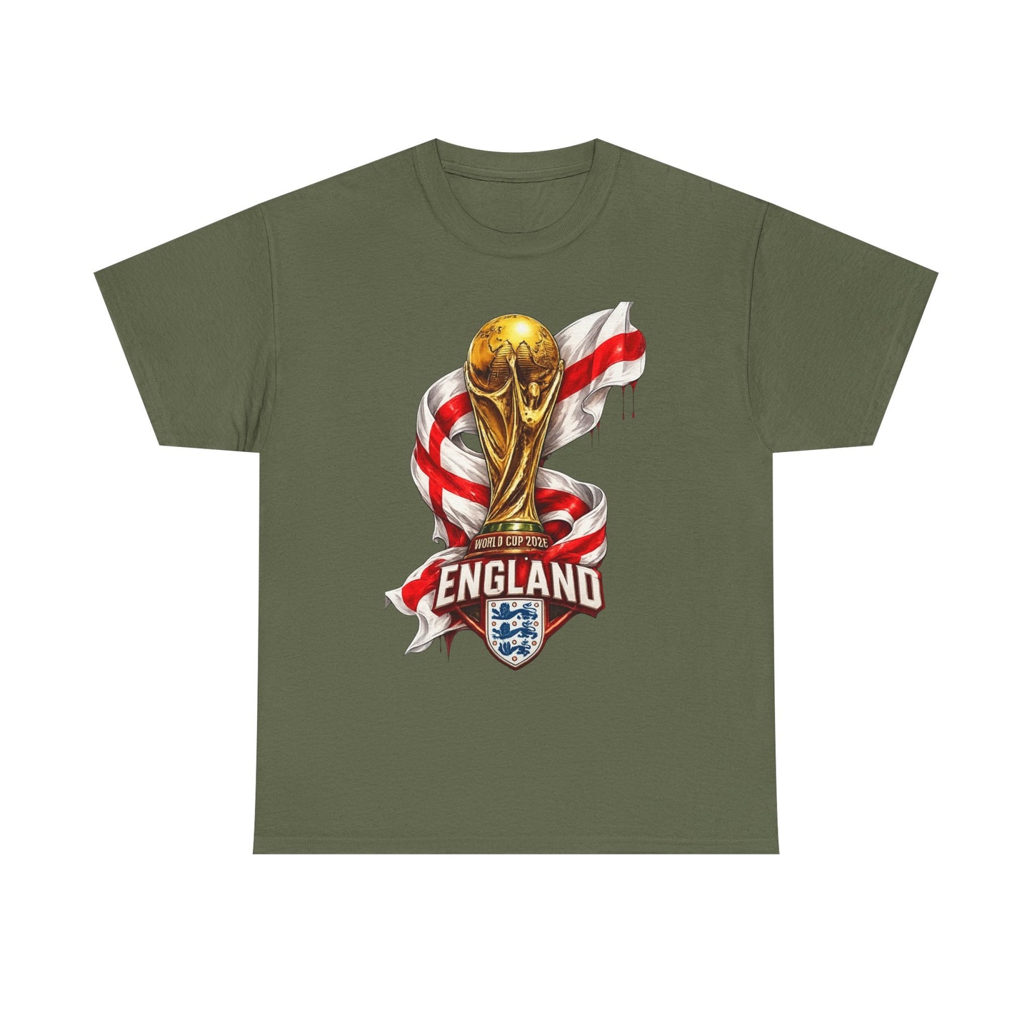 England World Cup Trophy T‑Shirt — St George's Cross Football Fan Tee