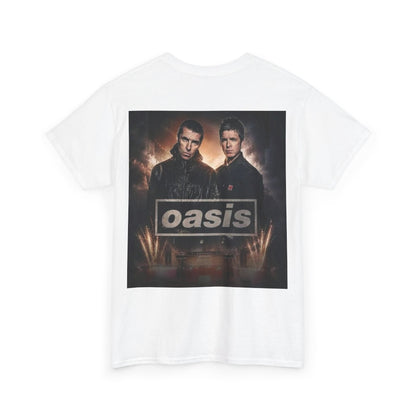Oasis Band Logo Tee — Retro Rock Concert Graphic T-Shirt