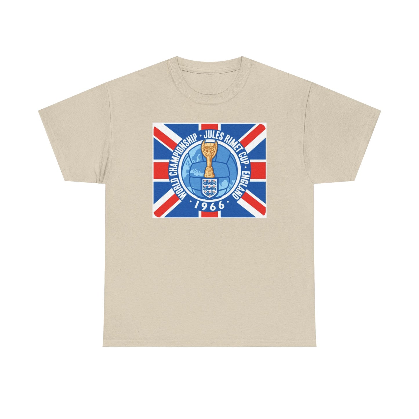 1966 World Cup Jules Rimet Trophy Tee — Vintage England Football Shirt