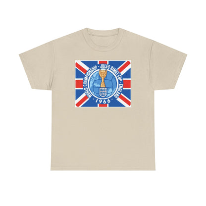 1966 World Cup Jules Rimet Trophy Tee — Vintage England Football Shirt