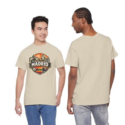 Madrid Skyline Soccer Crest T-Shirt