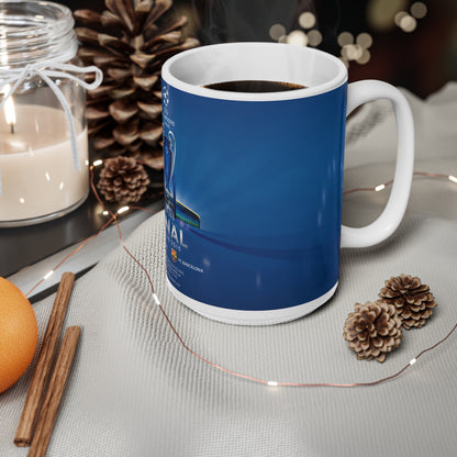 2015 Champions League Final Programme Cover Inspired Coffee Mug — Ceramic Cup (11oz/15oz)