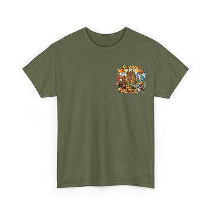 Barcelona Souvenir T‑Shirt — Vintage City Collage Tee