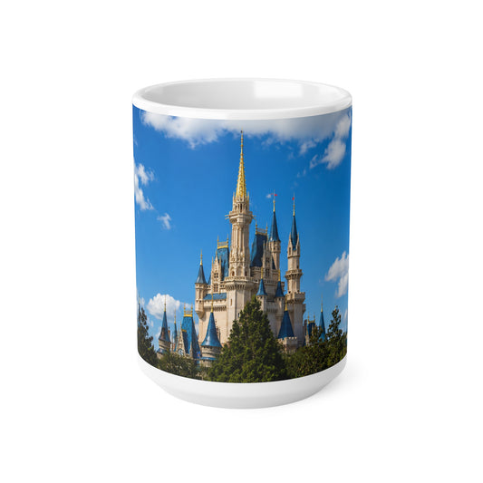 Magic Kingdom Castle Photo Coffee Mug – Scenic Fairytale Castle Ceramic Mug (11oz & 15oz)