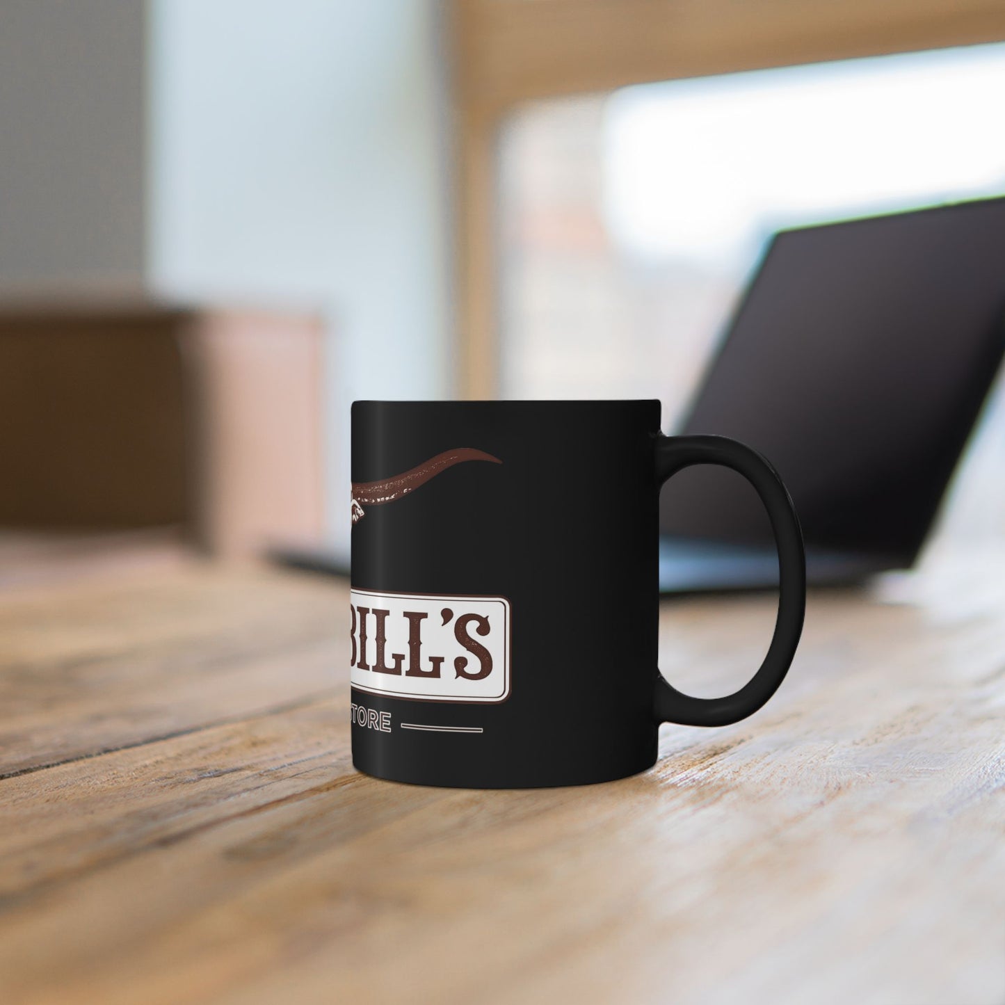 Wild Bill's Western Store Black Coffee Mug (11oz & 15oz)