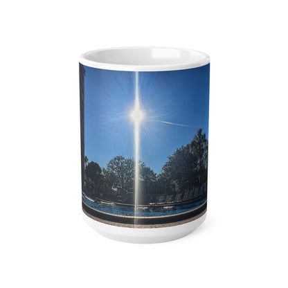 Rosen Inn Closest to Universal Sunrise Poolside Mug — 11oz & 15oz Ceramic Coffee Cup