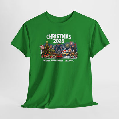 Christmas 2026 Orlando T-Shirt — International Drive Holiday Souvenir